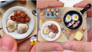 Miniature Polymer Clay Breakfast Scene Tutorial   | DIY & CRAFTS | Strawberrypuffcake