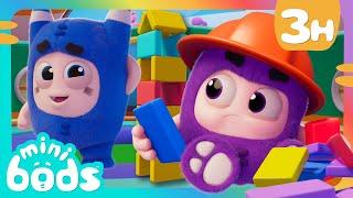 Building Block Bust-Up! |  Minibods  | Preschool Learning | Moonbug Tiny TV