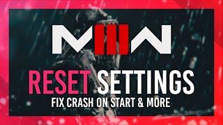 FIX MW3/Warzone 3/Zombies Not Starting | Reset Graphics Settings [Full Guide]