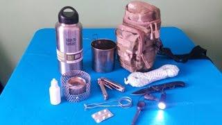 Botella de Agua Klean Kanteen con Kit para Bushcraft