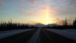 Sunrise in Glennallen Alaska