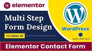 How to Create a Multistep Form Using Elementor in Hindi Urdu | WordPress Course Tutorial 09