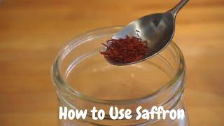 How to Use Saffron,  Quick and Effective Technique for Extracting the Most Flavor #viral #food #fyp