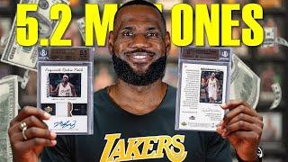 LEBRON JAMES ROOKIE CARD SELLS FOR $5.2 MILLION – A NEW RECORD!