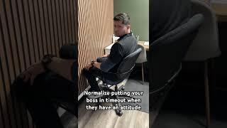 Normalize putting your boss in timeout #work #boss #funny #timeout #dailywork #busywork #worktime