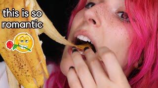 ASMR Eating Banana in a Normal Way | Wet Squishy Eating | Munching and Crunching...?