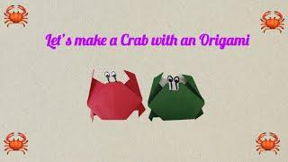 How to Fold an Origami Crab : ~ Easy step by step  tutorial~ || DIY paper Crab