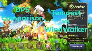 Dragon Nest Mobile SEA Server - The Battle of Kicks! - WindWalker vs Tempest DPS Comparison