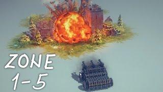 Besiege Gameplay - The Isle of Ipsilon - ZONES 1-5