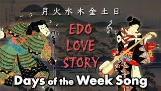 Japanese Days of the Week Song | Learn Japanese YOUBI with Samurai Music & Ukiyo-e!