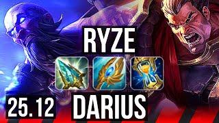 RYZE vs DARIUS (TOP) | 7/3/8 | KR Master | 25.12