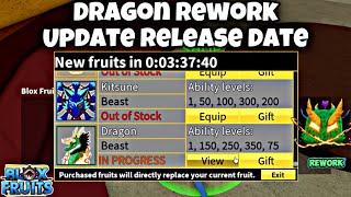 Blox Fruits NEW DRAGON REWORK UPDATE is FINALLY RELEASING! Blox Fruits Update 24 Release Date