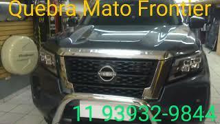 Quebra Mato Nissan Frontier 2024 - Para-choque de Impulsão Nissan Frontier 2024 - Carresom