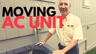 MOVING AIR CONDITIONER UNIT: Watch This Before You Move Your Outside AC Unit