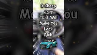 These luxury cars will make you look rick at a very affordable price. #shorts #facts