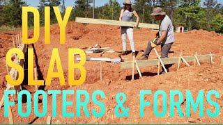 Slab Foundation Part 1: Building Footers & Forms | Couples building country home in Tennessee