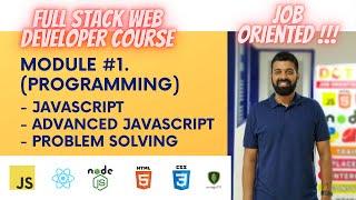 Full Stack Course - Module 1 - Core + Advanced JavaScript (ES5, ES6+) | DCT Academy Bangalore