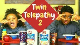 Twin Telepathy Breakfast Challenge 2 | Drew Nation | family channel