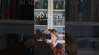 how to make your photos look OLD MONEY  #oldmoney #lightroom #preset #photography #shorts