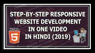 Create A Responsive Website Using HTML, CSS And Bootstrap 4 In Hindi