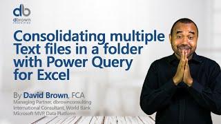 Consolidating multiple Text files in a folder with Power Query for Excel