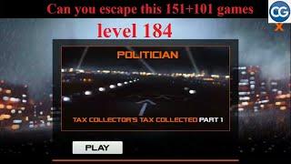 Can you escape this 151+101 games level 184 - TAX COLLECTOR'S TAX COLLECTED PART 1 - Complete Game