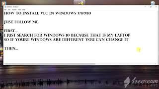 How to Install VLC in Windows 7/8/9/10