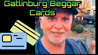 The Gatlinburg Hussey & His Beggar Business Cards he hands out to his Loyal Followers ! #gatlinburg
