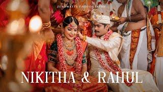 Wedding Moments of  Nikitha & Rahul | Zerowatts Photography | Candid Highlights | Cinematic video