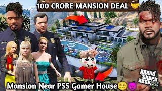 GTA 5: Franklin Buying Biggest Mansion Worth 100 Cr Near PSS Gamer'sHouse Shinchan🫨Ps Gamester