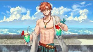 Fire Emblem Heroes | Summer Sylvain Lvl 40 Dialogue