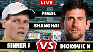 LIVE: Sinner vs Djokovic • Shanghai Masters FINAL Gameplay #Sinner #djokovic #final #tennis #atp