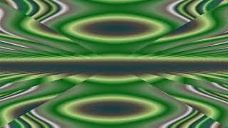 Green Wave Genetic Art Fractal Animation~ Silent Contemplation Animation