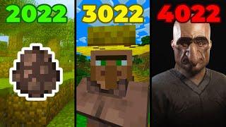 minecraft physics in 2022 vs 3022 vs 4022