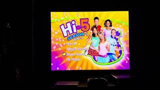 Hi-5 season one 2008 DVD menu walk-through(Disc 1)