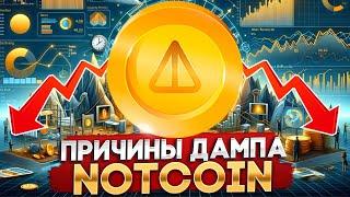 Масштабное Падение Цены Notcoin Случилось! - Дамп Цены NOT 0.01$ Реально?