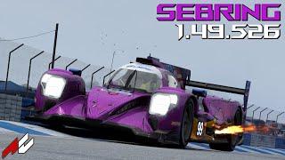 1:49:526 | Sebring Onboard Hotlap | Assetto Corsa Oreca 07