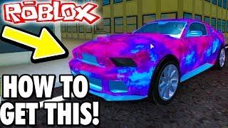 How To Get The SECRET STARRY CAMO *NEW* (Roblox Vehicle Simulator)