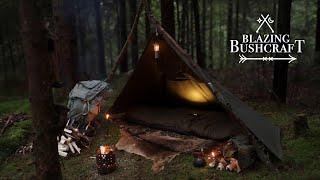 Bushcraft Camp in Mystical Mushroom Forest