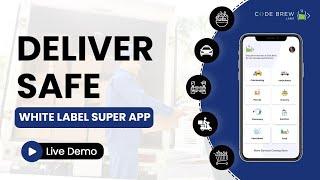 Get Your Multi-Service App With Deliver Safe | Gopuff Clone | Dunzo Clone App | Live Demo