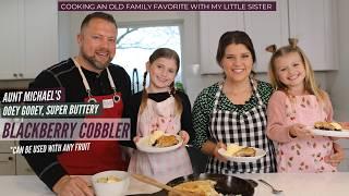 Aunt Michael's Easy Cobbler Recipe | Buttery Melt-In-Your-Mouth Cobbler that works with any fruit!