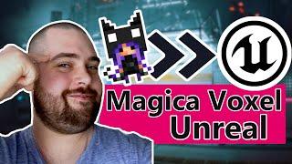 Tutorial Magica Voxel to Unreal | How to easy 3D models in Unreal