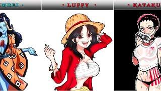 Best One Piece Character GENDER SWAP Looks  !