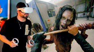 Não recomendo jogar jogo de zumbi em realidade virtual, é traumatizante