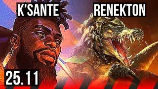 K'SANTE vs RENEKTON (TOP) | KR Master | 25.11