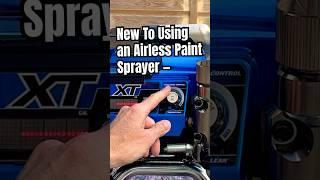 New To Using an Airless Paint Sprayer  Top Tip 