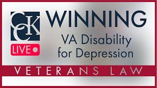 WINNING VA Disability Benefits for Depression