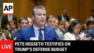 LIVE: Pete Hegseth testifies at House hearing on 2026 defense budget