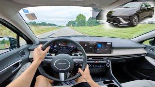 2024 Hyundai Sonata Hybrid Limited | POV Test Drive and Walkaround ASMR