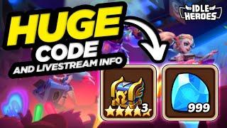Idle Heroes - New CDKEY Code & Livestream Info for the 9th Anniversary!!!